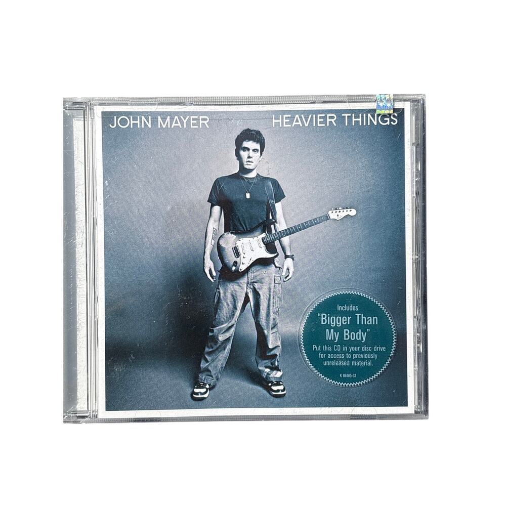 Y2K John Mayer heavier things CD 2003 Columbia records, bigger than my body